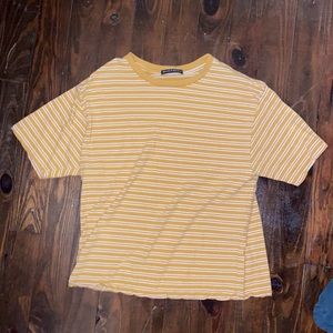 Brandy Melville Yellow T Shirt